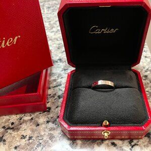 Cartier LOVE Wedding Band, White Gold, Size 9 (60mm)